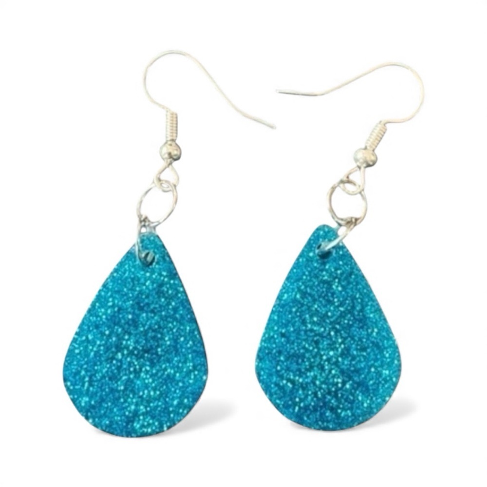 Resin Sparkle Earrings